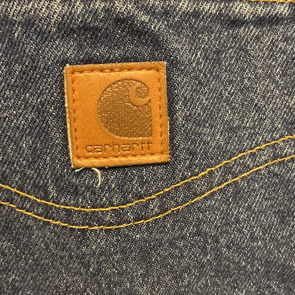 Carhartt Big and Tall NWT 38 X 30 Dark Wash Relax Fit Tapered Leg Jeans: 3108 - Picture 6 of 10